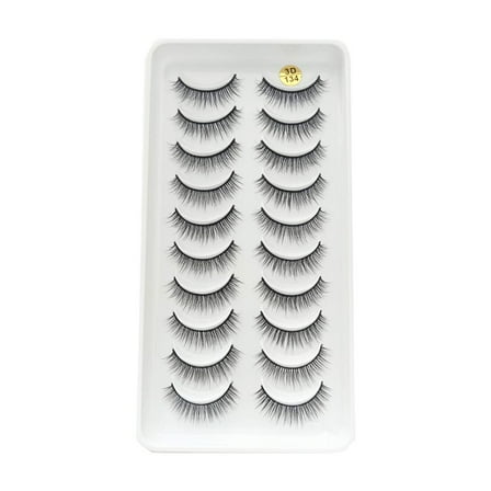 Misterolina 10Pairs False Eyelashes 3D Flfy Eyelash Extensions Wi Eyelashes U9