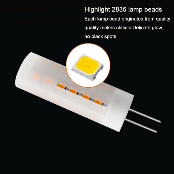Misterolina 110Pcs G4 Flicker Flame Light DC12V24V LED Burning Light Effect Lamp Fire Bulb