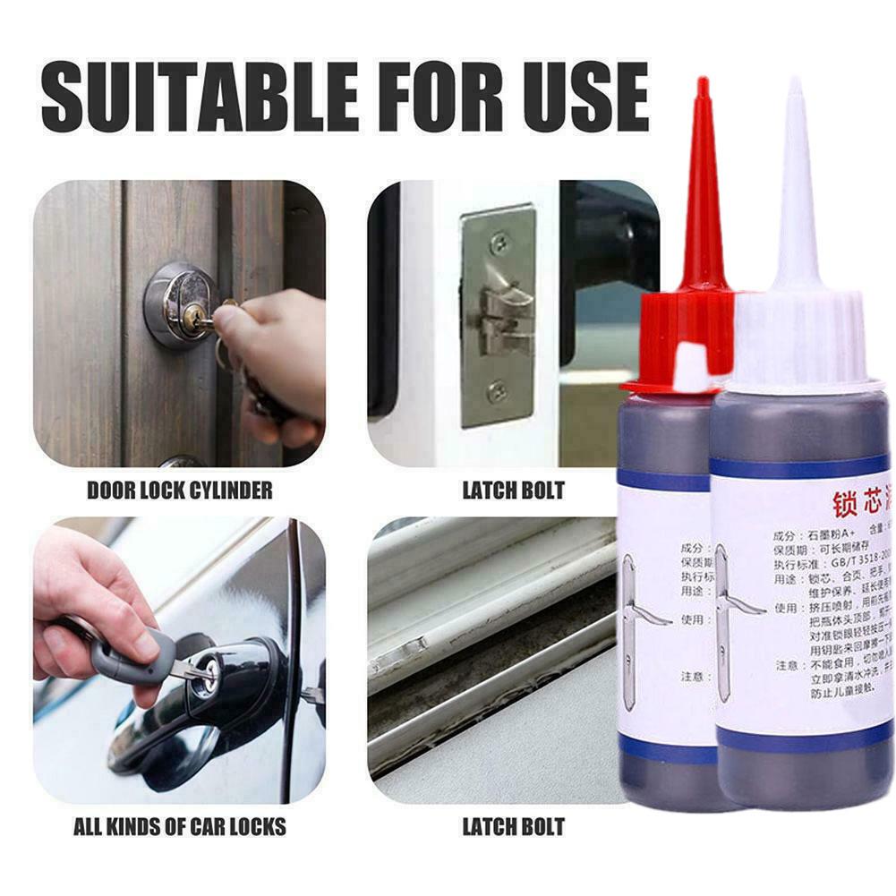 Misterolina 12X Graphite Powder Lubricant For Hinge Lock Car Engine