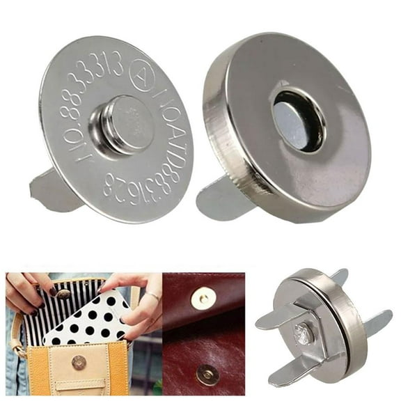 Misterolina 20 Sets Magnetic Button Clasp Snaps 18mm Great for Sewing Craft Bags Lot S8