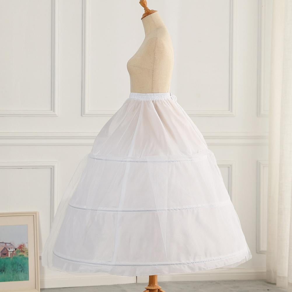 Misterolina 3 Hoops Petticoats Bustle Gown Wedding Dress Underskirt ...