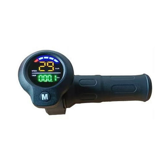 Misterolina 48V Electric Handlebar 5pin Hall With L Display For E Spd Thumb Accelerator E-scooter upgrade throtle throttl iversal full throttl acelerador handl cable dirt de handl with cable acelera