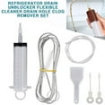thumbnail image 1 of Misterolina 5pcs Fridge Drain Hole Remover Cleaning Tool Kit Reusable Fridge DrainHole New, 1 of 7