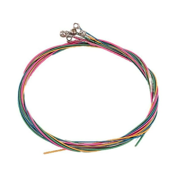 Misterolina 6x/Set Replacement Stl Acoustic Guitar Strings Rustproof Folk