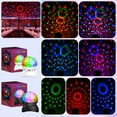 thumbnail image 1 of Misterolina Colorful LED Disco Ball Light etooth Speaker Stage Light Rechargeable Portable Festival Wedding Am G4D6 Strobelight USB Party, 1 of 8
