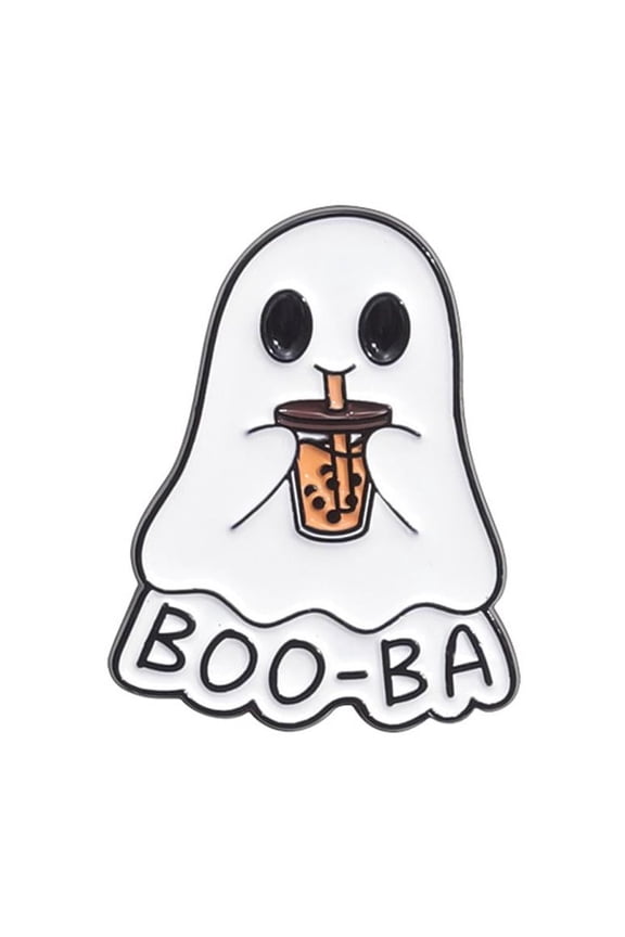 Cute Ghost Enamel Pin Halloween Funny Ghost Enamel Lapel Pin Creative Oh My Ghost Pins Lapel Collar Pin Mini Ghost Button Ghost Brooches Badges Lapel Pins for Women Men Backpack