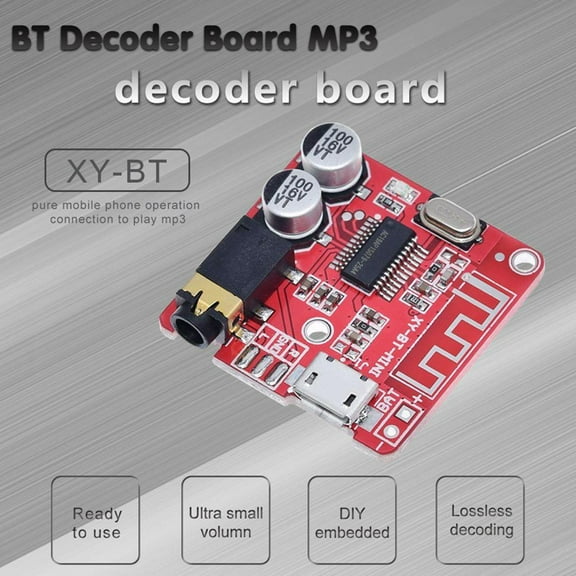 Misterolina DIY Bluetooth 50 Audio Receiver Board Lossless Decoder 375V Module MP3 NEW