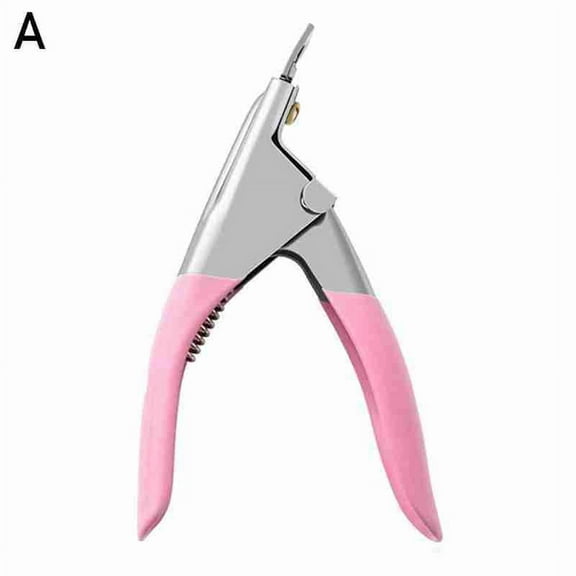 Misterolina DIY Nail Clippers Cutter Fake Acrylic Manicure Art U-shaped Scissors Fast Hot F2