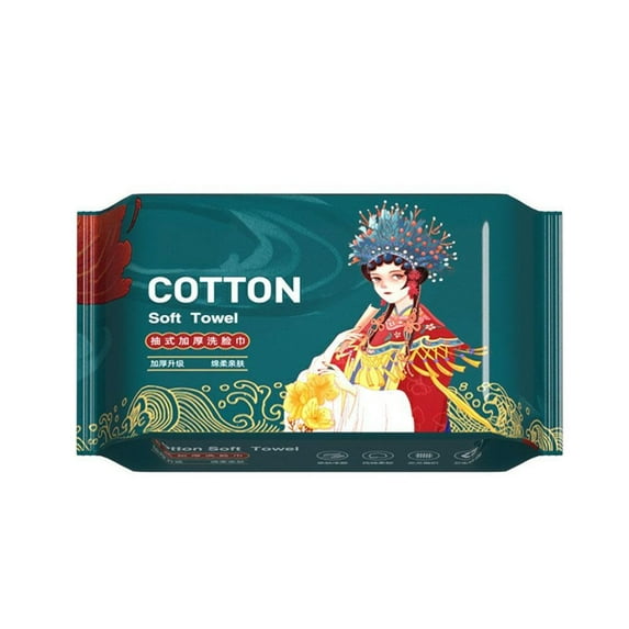 Misterolina Disposable Wash Face Towel Clean Face Towel of Cottons Remove Makeup K5