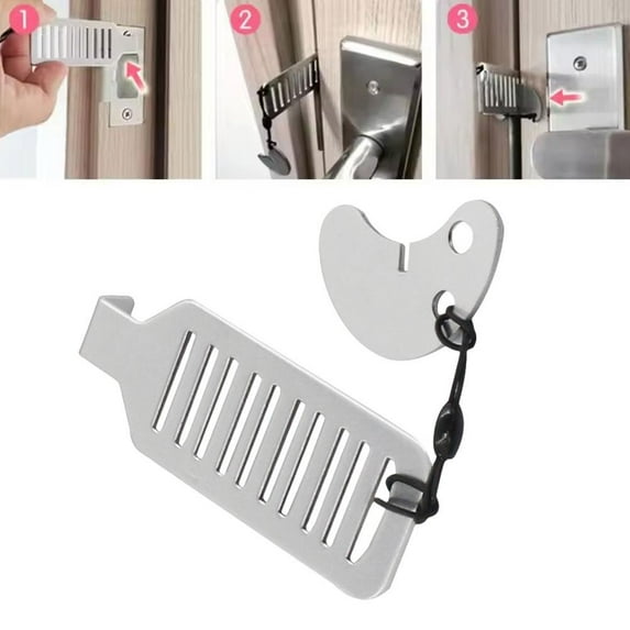 Misterolina Door Lock Security for Travel Heavy Duty Portable Safety Door Stopper Hot G6