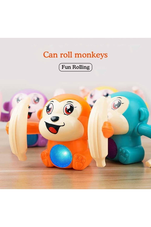 Electric Rolling Monkey childrens toys crawling exercises