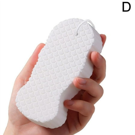 Misterolina Exfoliating Shower Sponge with UltraSoft Texture for Gentle Dead Skin D3