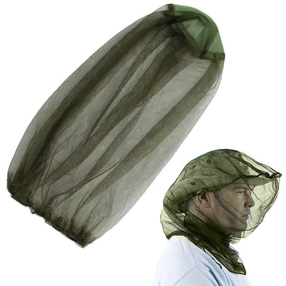Misterolina Face Travel Mosquito Camping Midge Net Insect Mesh Head Protector