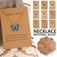 thumbnail image 1 of Misterolina Fashion Womens Bohemian Butterfly Pendant Necklace Charm Chain Gift G3X4, 1 of 7