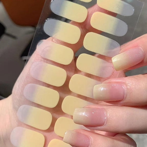 Misterolina Gradient Nail Patch Spring/Summer Fresh Nail Stickers R8E9 ]х κн