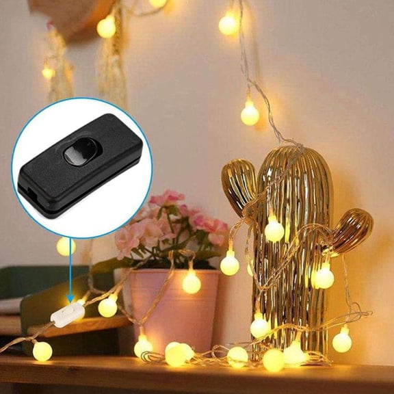 Misterolina In Line ONOFF Rocker Light Switch 2A For 2 or 3 Core Flex 4 FAST Cable UKSE