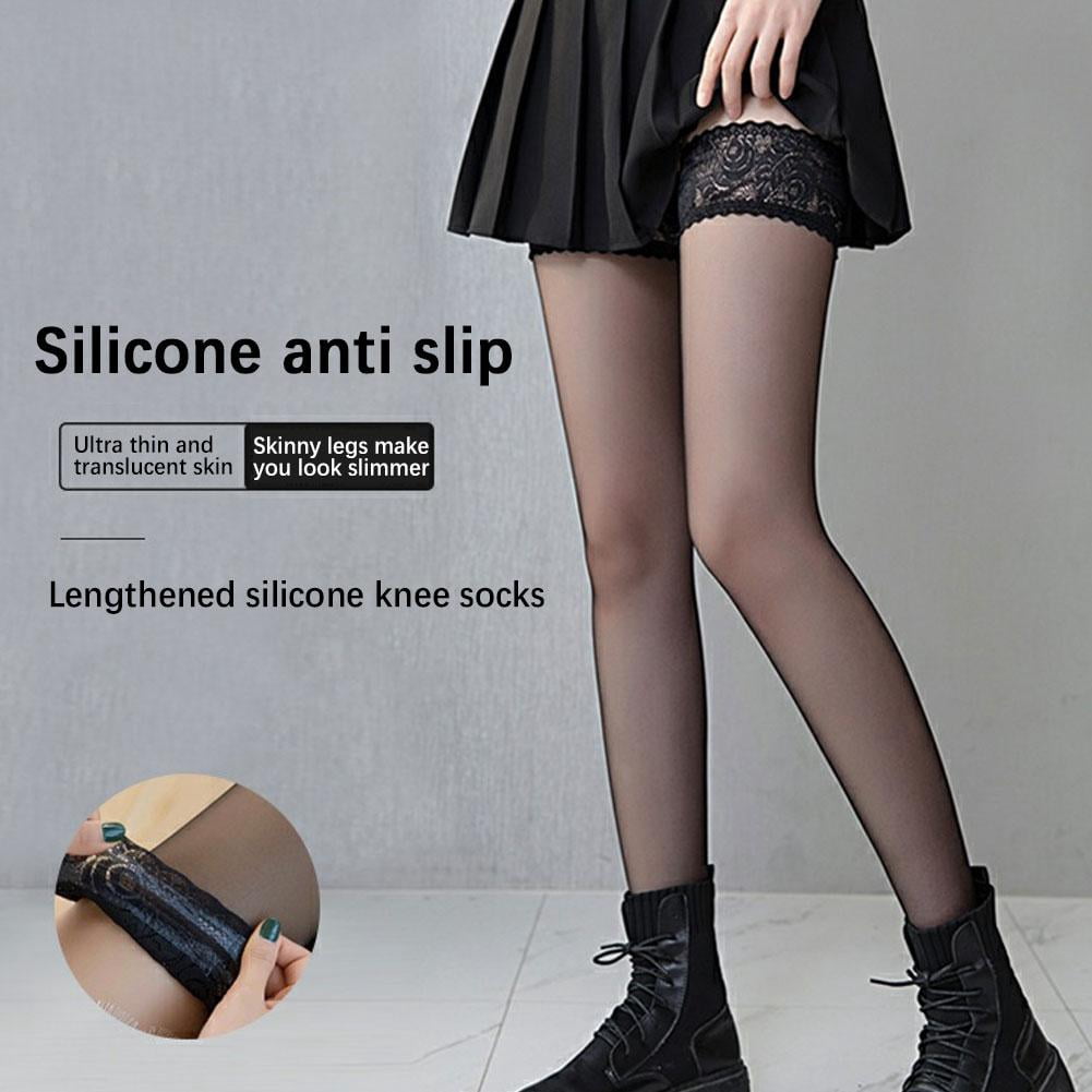 Misterolina Lace Thigh High Stockings with Antiskid Silicone Stay Up — free download