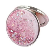 Misterolina Magnifying Makeup Cosmetic Compact Folding Mirror For Purse Travel Handbag