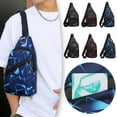 thumbnail image 1 of Misterolina MenBoys Chest Bag Pack Outdoor Travel Sport Shoulder Body Sling Cross Bags, 1 of 7