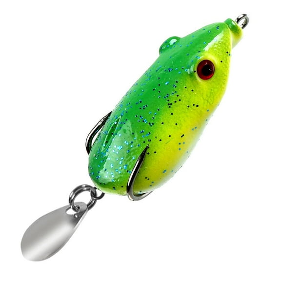 Misterolina Micro Frog Top Water Soft Fishing Lure Bait Floating Swimbait 12g Hot G3