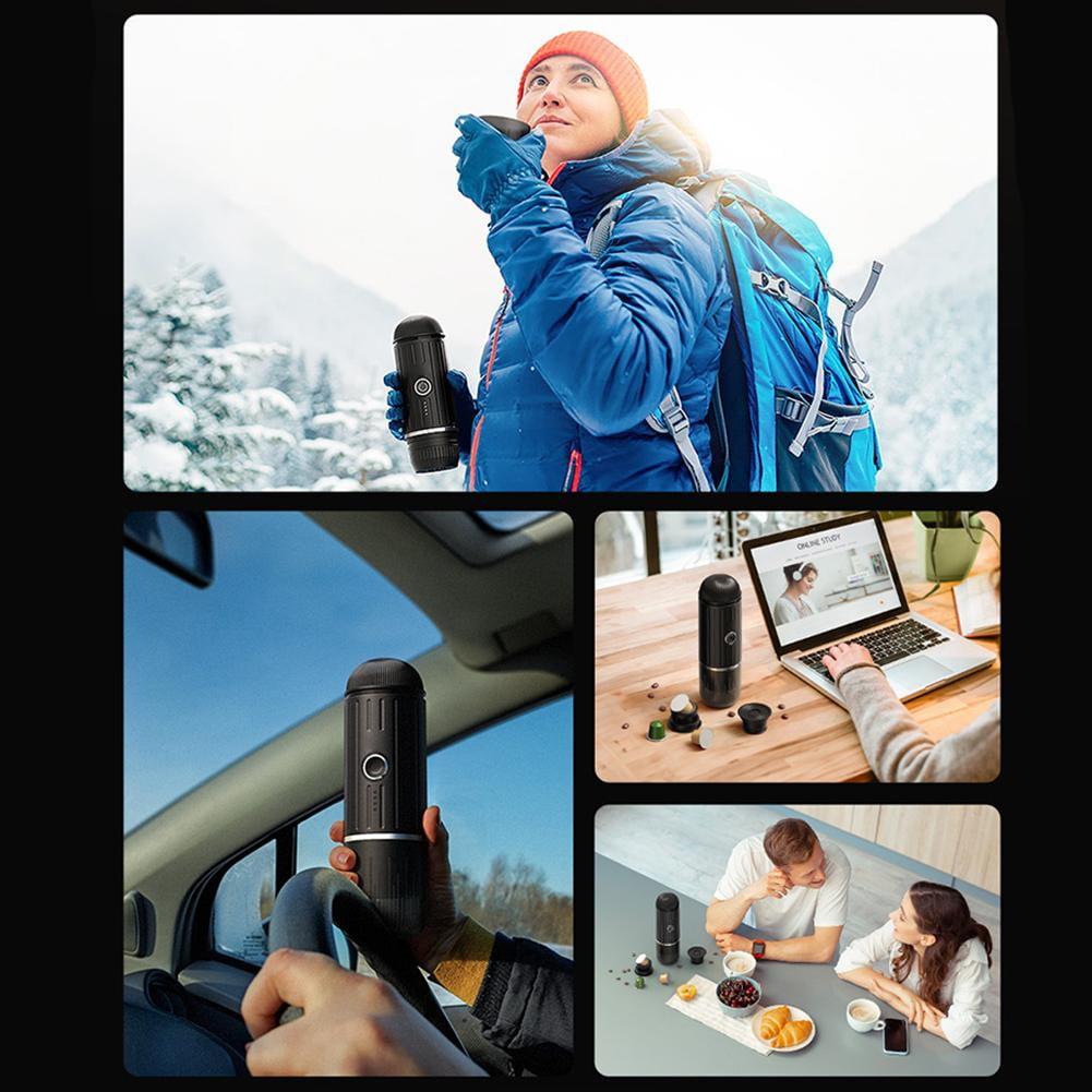 Misterolina Portable Coffees Maker Travel Espresso MachineRechargeable