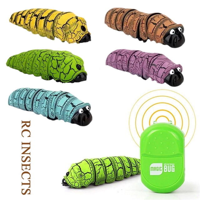 Misterolina Remote Control Insect Caterpillar Plastic Infrared Prank ...