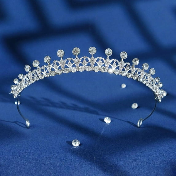 Misterolina Rhinestone Crown Bridal Crown Wedding Tiara Alloy Hair For Women Hot L6