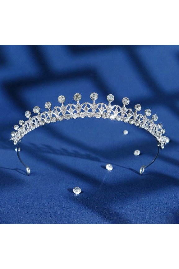 Rhinestone Crown Bridal Crown Wedding Tiara Alloy Hair For Women Hot L6