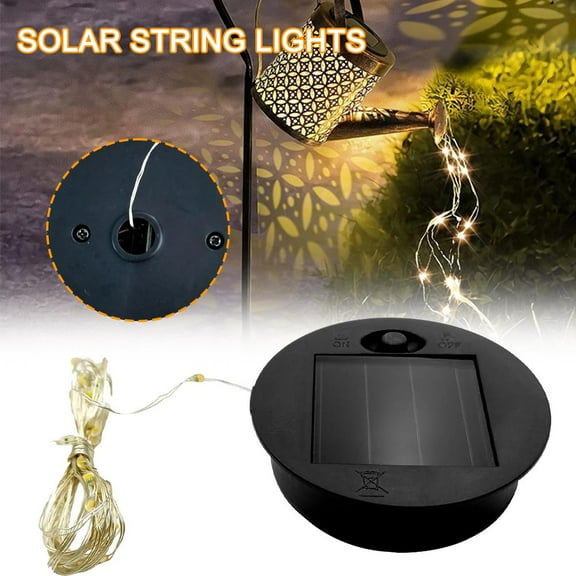 Misterolina Solar Light Replacement Solar Watering Can Replacement with String Light