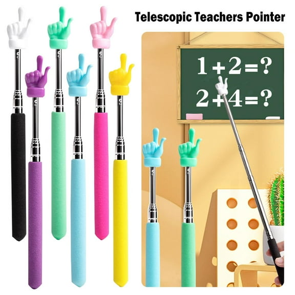 Misterolina Telescopic Teachers Pointer Mini Hand Pointers Finger Stick Pointer