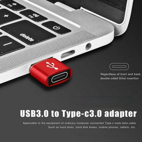 Misterolina USB Type A Male to USB C Type C Female Charging Port Adapter Fast Converter NICE
