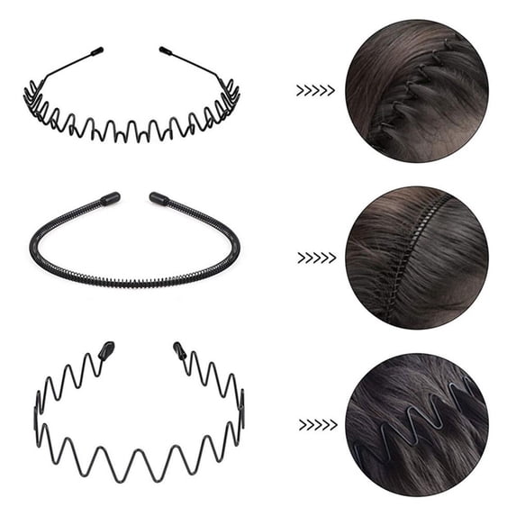 Misterolina Versatile Headwear Stylish Mens Hair Bands for Sports and Fashion