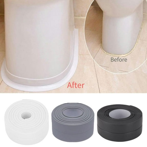 Misterolina Waterproof Sealing Tape Antimildew Bathroom Kitchen Door Shower Sink Bath