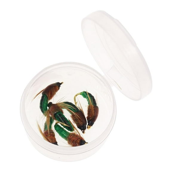 Misterolina White 6pcs/Lot Fly Fishing Lures Flies Dry Wet Artificial Hot T2