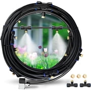 Misting System, Misters for Outdoor Patio with 19 Nozzles, 59ft18m+Extra 13ft4m Mister