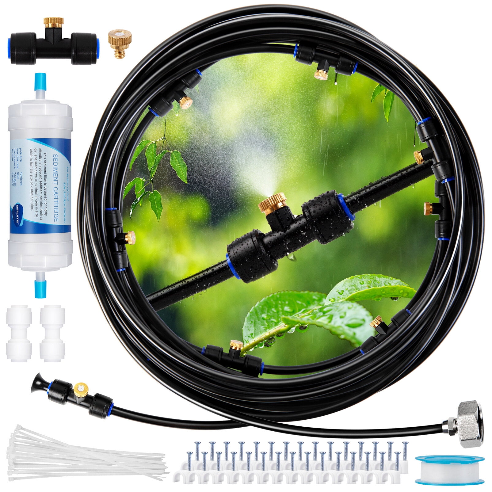 Misting Cooling System Outdoor Mister Stand Cooling System Upgraded