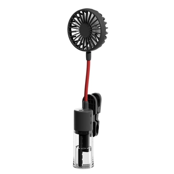 Misting Fan, 2-In-1 Portable Handheld Desk Clip Fan with Mist, Usb Rechargeable, for Home Office Outdoor