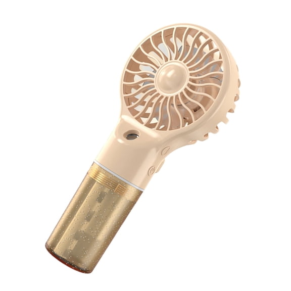Misting Fan with Misting Small Handheld Fan Rechargeable Fan Water Spray Handheld Fan Mister Hand Fan Cooling 4 Speed
