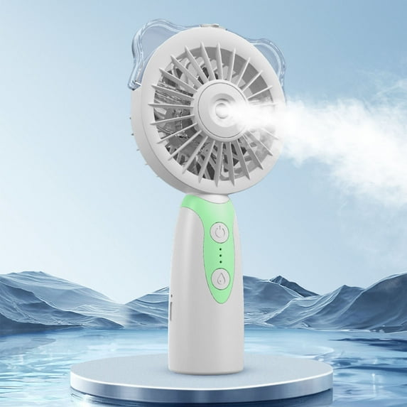 Misting Fan with Water Spray Qnjujn Handheld Small Fan Spray Mini Fan Outdoor Cold Airss Cooler