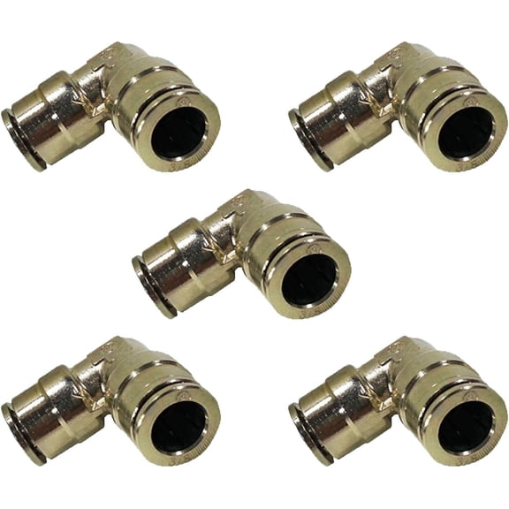 Misting Fittings (1/4'' Coupling Elbow Push Lock -Pack of 5)