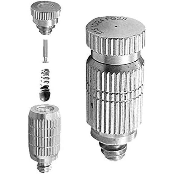 Misting Nozzle (Cleanable Stainless Steel Nozzle-0.012)-Pack of 6