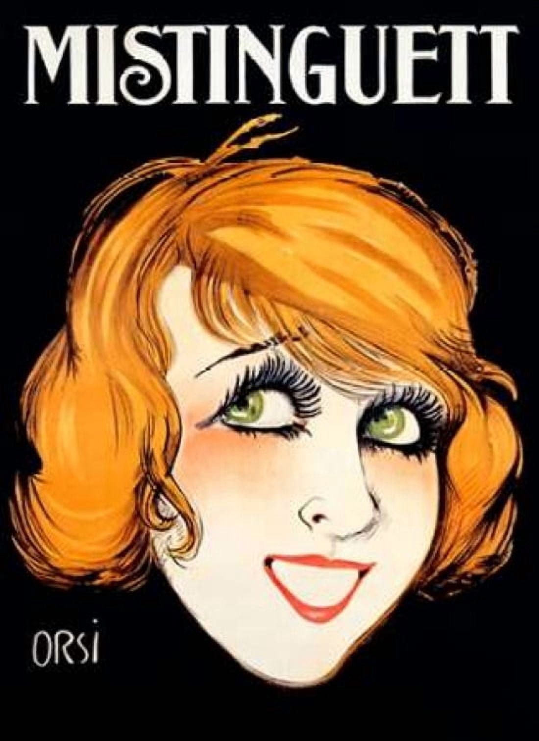 Mistinguett Canvas Art - Orsi (18 x 24)