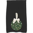 thumbnail image 1 of Mistletoe Me Floral Print Hand Towel, 1 of 2