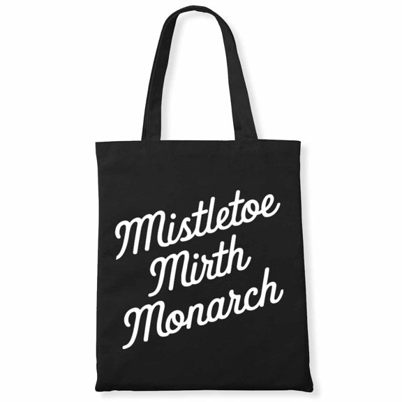 Mistletoe Mirth Monarch Funny Mama Happy Halloween Canvas Bag 2Pcs