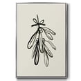 thumbnail image 1 of Mistletoe Sketch with Bows I - Framed Gallery Wrapped Holiday Canvas - 27 x 41 - Silver Frame, 1 of 8
