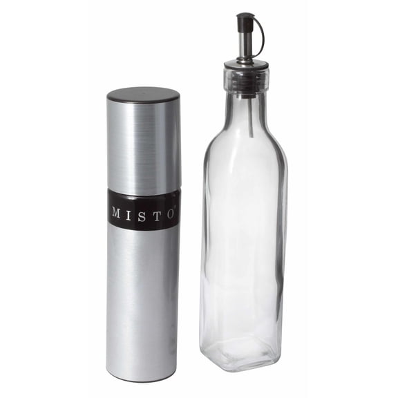 Misto 2-piece 9-ounce Olive Sprayer and Oil Bottle Set
