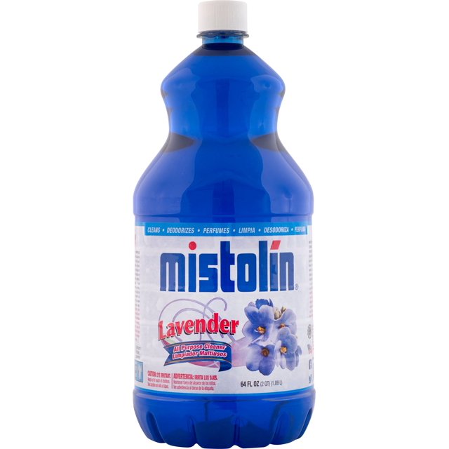 Mistolin Disinfectant, allpurpose cleaner, 64 oz bottle, lavender