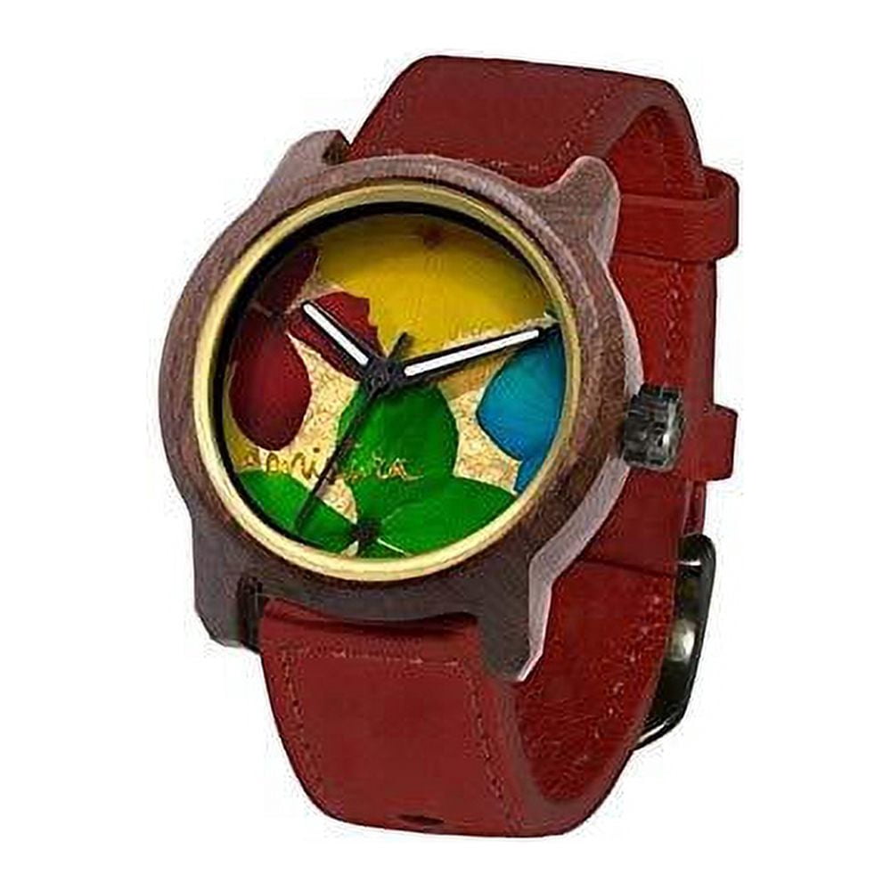 Mistura Marco Floral Watch Wooden Handmade Watches For Woman 