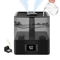 thumbnail image 1 of Mistvibe 6L Ultrasonic Cool Mist Humidifier for Bedroom Large Room, 3‑Level Mist, 360° Rotatable Nozzle, Quiet Humidifier for Home Office Nursery White, 1 of 10