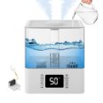 thumbnail image 1 of Mistvibe 6L Ultrasonic Cool Mist Humidifier for Bedroom Large Room, 3‑Level Mist, 360° Rotatable Nozzle, Quiet Humidifier for Home Office Nursery White, 1 of 8